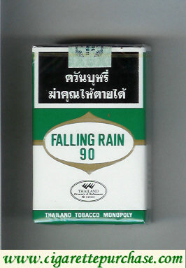 Falling Rain 90 Deluxe Mentholated cigarettes soft box